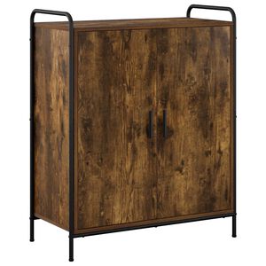 vidaXL Schuhschrank 76 x 36,5 x 93 cm Holzwerkstoff R&auml;uchereiche