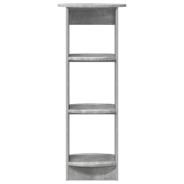 vidaXL Seitenschrank Betongrau 40 x 40 x 100 cm Holzwerkstoff