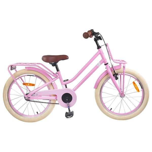 vidaXL Kinderfahrrad 20 Zoll f&uuml;r 6-11 Jahre alt Hellrosa