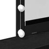 vidaXL Schminktisch mit Regal Schwarz Eichen-Optik 80 x 41 x 144,5 cm