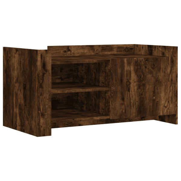vidaXL Couchtisch R&auml;uchereiche 100x50x50 cm Holzwerkstoff