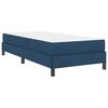 vidaXL Boxspringbett mit Matratze Blau 80 x 200 cm Stoff