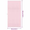 vidaXL Sporthandt&uuml;cher 2 pcs Rosa 180 x 90 cm Polyester und Polyamid