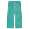 Kinderhose Cord Minzgr&uuml;n 128