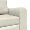 vidaXL Schlafsofa Creme 98 x 71 x 83 cm Samt