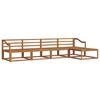 vidaXL Outdoor-Sofagarnitur 5 stk. Natur Massivholz Akazie