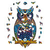 UNIDRAGON 186-tlg. Holzpuzzle Charming Owl Medium 21x35 cm