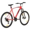 vidaXL Mountainbike 21 Gang 29 Zoll Rad 53 cm Rahmen Rot