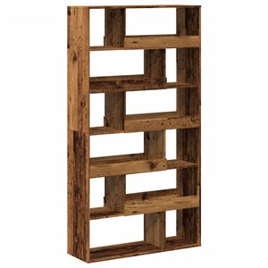 vidaXL B&uuml;cherregal Altholz-Optik 100x33x187,5 cm Holzwerkstoff