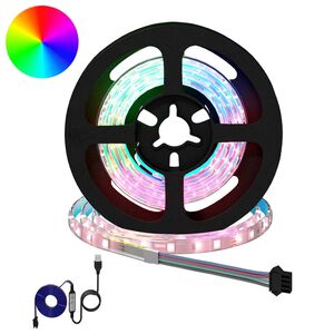 vidaXL LED-Streifen 2 stk. Schwarz und Transparent