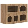 vidaXL Sideboard Artisan-Eiche 80,5 x 35 x 59 cm Holzwerkstoff