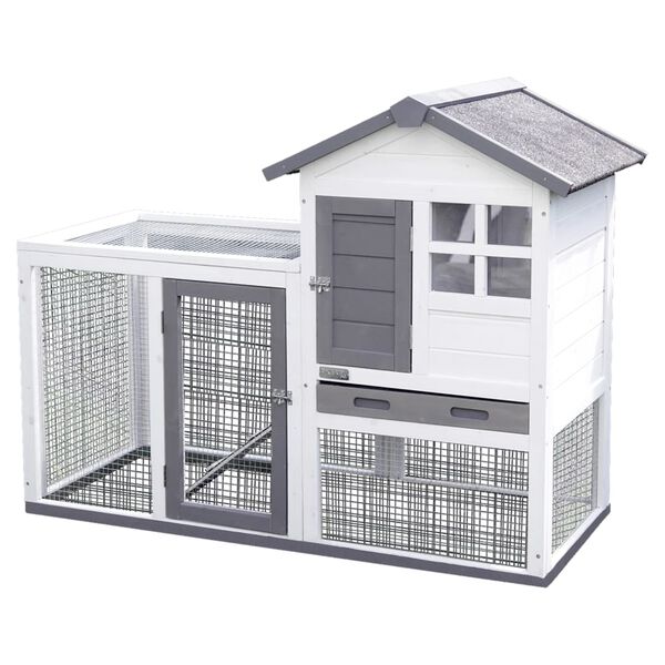 Kerbl Nagerstall Freetime Luke 127x62x98 cm Holz Lasiert