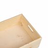 vidaXL Holzkiste mit Griffen 40x30x13 cm Massivholz Kiefer