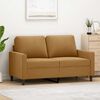 vidaXL 2-Sitzer-Sofa Braun 120 cm Samt
