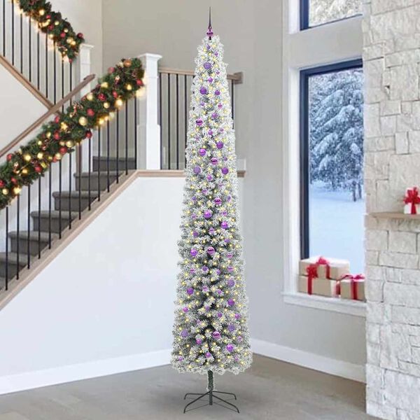 vidaXL K&uuml;nstlicher Weihnachtsbaum mit 300 LEDs mit St&auml;nder Gr&uuml;n 300 cm