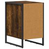 vidaXL Nachttisch Rauches Eiche 39,5 x 30 x 50 cm Holzwerkstoff