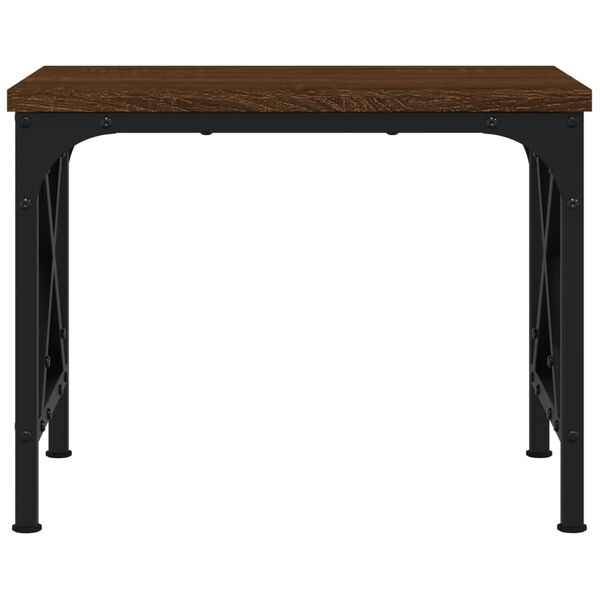 vidaXL Druckerst&auml;nder Braun Eichen-Optik 40x30x31 cm Holzwerkstoff