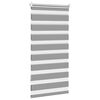 vidaXL Zebra-Rollo 60,9 x 120 cm, Stoffbreite 56,7 cm, grau