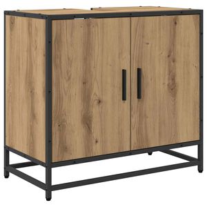 vidaXL Waschbeckenschrank Artisan-Eiche 65 x 33 x 60 cm Holzwerkstoff