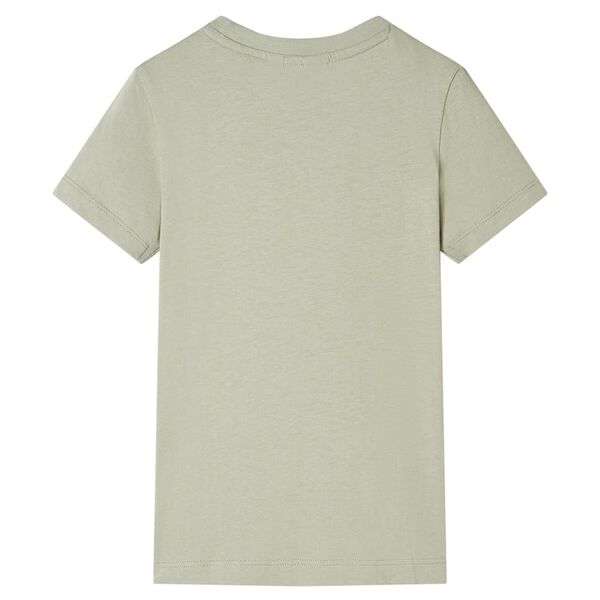 Kinder-T-Shirt Helles Khaki 104