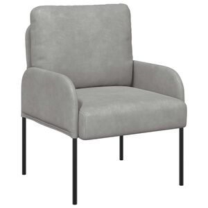 vidaXL Sofas mit Kissen 55cm Hellgrau Sperrholz