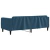 vidaXL Tagesbett Blau 90x200 cm Samt