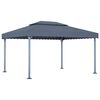 vidaXL Pavillon 400 x 300 cm Anthrazit Aluminium