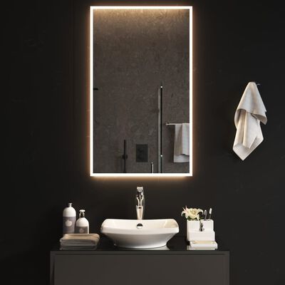 vidaXL LED-Badspiegel 60x100 cm