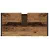 vidaXL Badezimmerschrank mit T&uuml;r Altholz 60 x 30 x 60 cm Holzwerkstoff