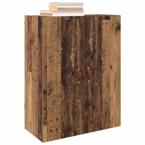 vidaXL Wandschrank 2 pcs Altholz 69,5 x 34 x 90 cm Holzwerkstoff