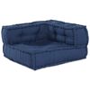vidaXL Modulares Sofa 3 pcs Indigo Stoff