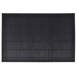 6 Bambus-Platzdeckchen 30 x 45 cm Schwarz
