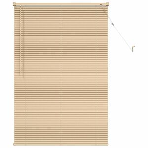 vidaXL Venetianer Jalousie Hellbraun mit Muster 150 x 90 cm PVC
