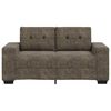 vidaXL Zweisitzer-Sofa Dunkelgrau 120 cm Kunstleder