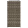 vidaXL Pflanzk&uuml;bel Grau 30x30x60 cm Poly Rattan