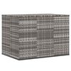 vidaXL Garten-Kissenbox PE Rattan 145x100x103 cm Grau