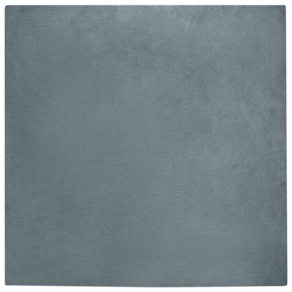 vidaXL Rutschfester Kunstfellteppich Olite Anthrazit 160 x 160 cm