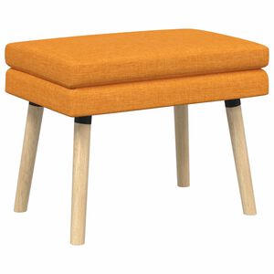 vidaXL Doppellagige Bank Dunkelgelb 60 x 40 x 46 cm Stoff