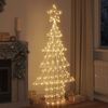 vidaXL Weihnachtsbaum mit 240 LEDs Warmweiß 180 cm Acryl