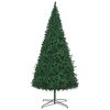vidaXL Weihnachtsbaum mit dekorativen Lichterketten Gr&uuml;n 400 cm PVC