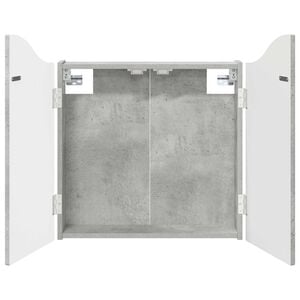 vidaXL Dartboard Schrank Betongrau 56 x 12 x 63 cm Holzwerkstoff
