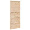 vidaXL Scheunent&uuml;r 90 x 2,5 x 208 cm Massives Kiefernholz Natur