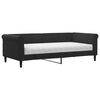 vidaXL Tagesbett mit Matratze Schwarz 90x190 cm Samt
