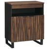 vidaXL Sideboard Braun 60 x 33 x 75 cm massives Mangoholz