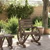 vidaXL Gartenstuhl 58x58x78,5 cm Massivholz Tanne