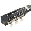 vidaXL 8-tlg. Klassikgitarren-Set für Anfänger Schwarz 1/2 34"