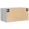 vidaXL Wandschrank Grau Sonoma 80x42,5x40 cm Holzwerkstoff