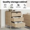 vidaXL Gartenschrank Beige 55x59x80 cm Poly Rattan