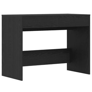 vidaXL Schreibtisch Schwarz Eichen-Optik 101x50x76,5 cm Holzwerkstoff