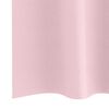 vidaXL Verdunkelungs-Vorh&auml;nge mit Ringen 2 pcs Babyrosa 140 x 140 cm